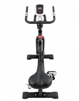 Bicicleta de Spinning Negra y Naranja