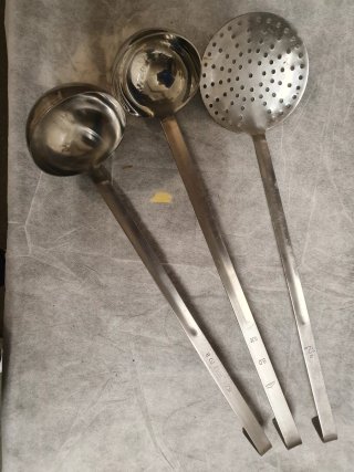 Set de Cucharones y Espumadera Hostelería