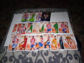 SPORTING GIJON.  FICHAS/CROMOS DE 94/95 A 2016