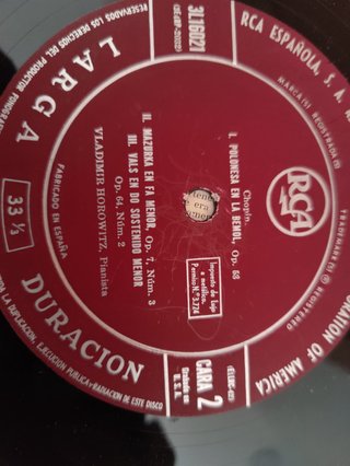 Vinilo Vladimir Horowitz interpreta Chopin