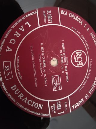 Vinilo Vladimir Horowitz interpreta Chopin