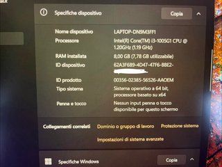 Lenovo IdeaPad 5 15IIL05 Grigio/Argento