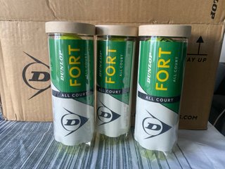3 Tubos Pelotas Tenis Dunlop Fort All Court nuevos