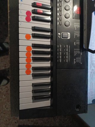 Órgano musical con soporte
