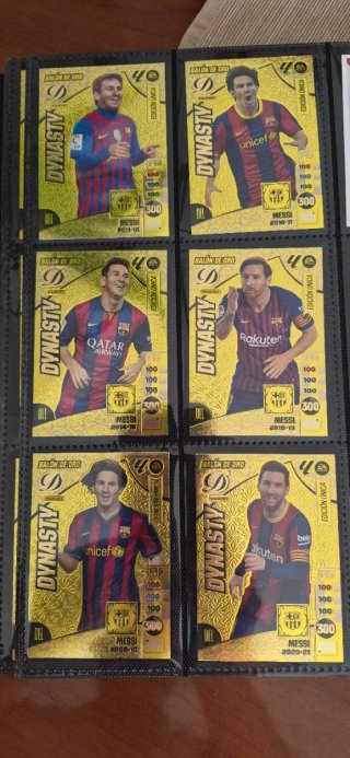 Cromos Messi Balón de Oro Adrenalyn