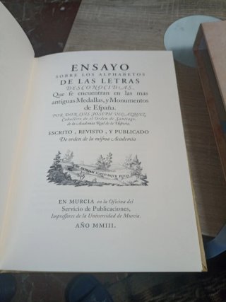 Ensayo Sobre Los Alphabetos De Las Letras Desco...