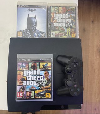 Consola PS3 1TB + 3 Juegos +mando