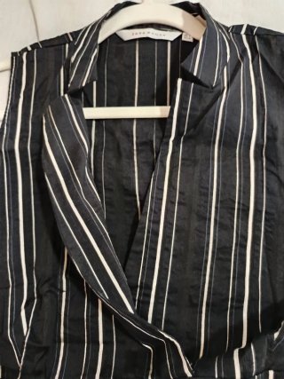 Blusa fiesta Zara rayas L