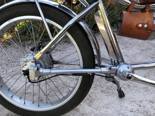 Bicicleta Eléctrica vintage Acero Inoxidable