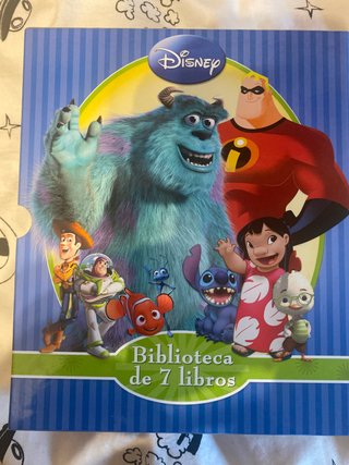 BIBLIOTECA 7 LIBROS DISNEY PIXAR