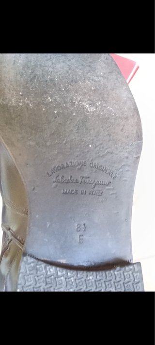 Stivaletti Pelle Salvatore Ferragamo Marrone