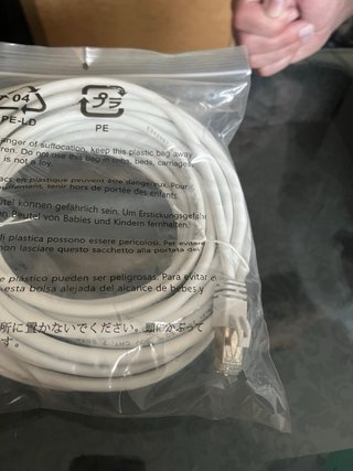 Cable internet ethernet gigabit banda ancha 15,2m