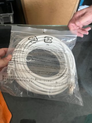 Cable internet ethernet gigabit banda ancha 15,2m