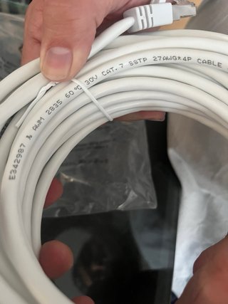 Cable internet ethernet gigabit banda ancha 15,2m
