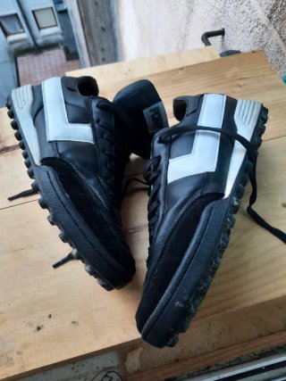 Zapatillas Pony Hombre Negras y Grises