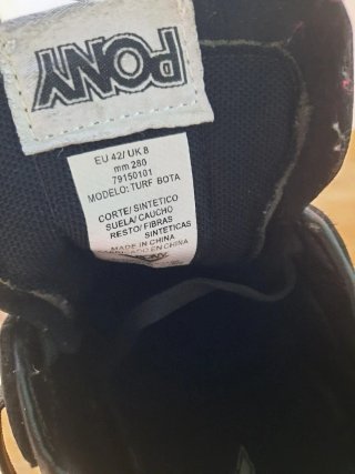 Zapatillas Pony Hombre Negras y Grises
