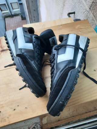 Zapatillas Pony Hombre Negras y Grises