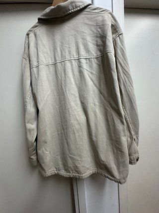 Chaqueta tejana hombre beige