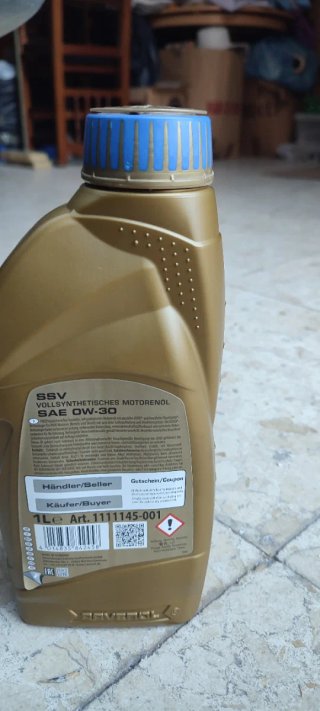 Aceite Ravenol SSV 0W-30  Sin abrir