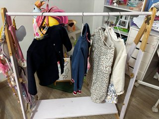 Barra de ropa Montessori