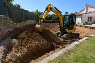 Rebajes de terreno y nivelación de parcelas