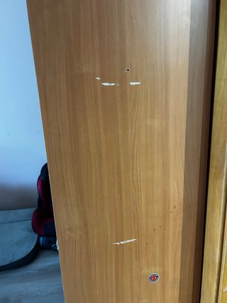 Vitrina de madera y cristal