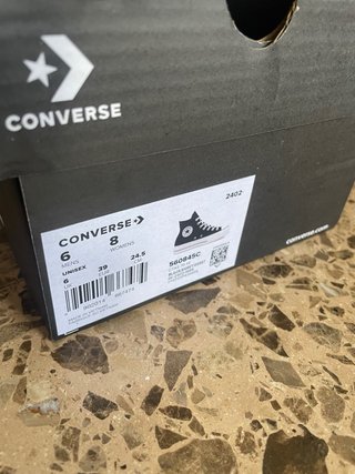 Zapatillas Converse Negras y Blancas