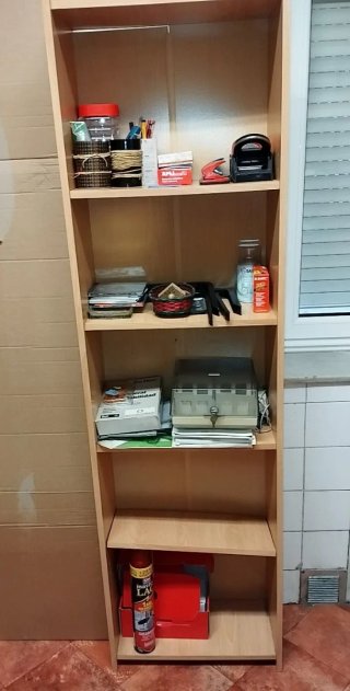 Librería 5 baldas 1,79cm,50 ancho