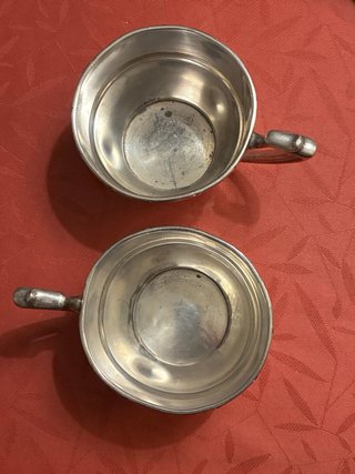 2 Tazze Argentate Wallace Bro's SilverCo Antiche
