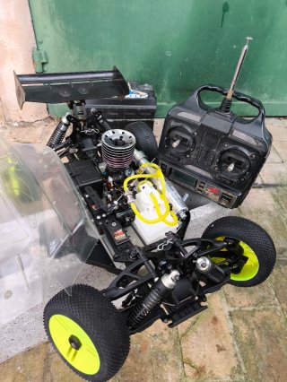 Crono RS7 motore os 21 Falcon RC vintage nuova