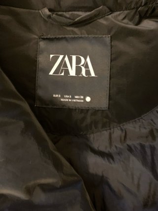 Gilet imbottito Zara donna nero taglia S