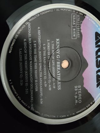 Vinilo Kenny G Breathless