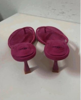 Sandali donna infradito fucsia tg 41 nuovo