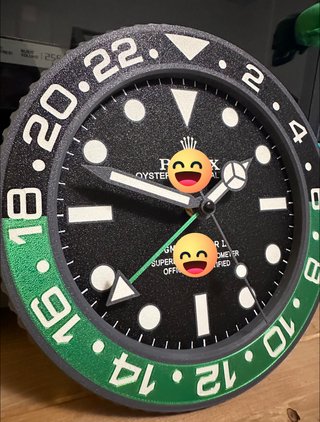 Orologio da parete gmt sprite