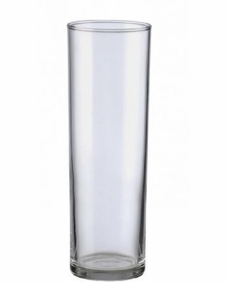 Vaso de tubo cristal transparente 120 uds