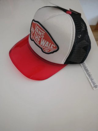 Gorra Vans Off The Wall Roja y Blanca