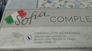 Nuovo Completo Lenzuola Matrimoniale vari modelli
