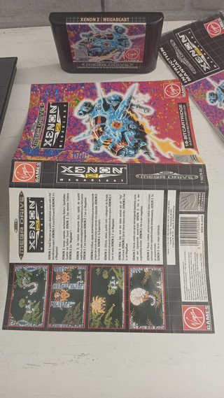 Xenon 2 Megablast Mega Drive CIB Completo