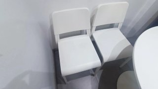 Mesa y 4 Sillas Cocina Blancas