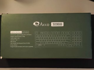 Teclado Mecánico Akko 3098 Matcha Red