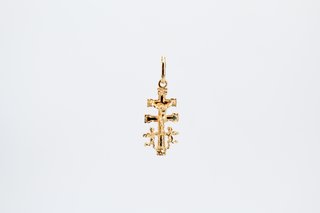Cruz De Oro De 18K.. Ref: 044-03-01403