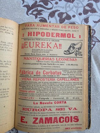 Libro antiguo la novela corta (1917)