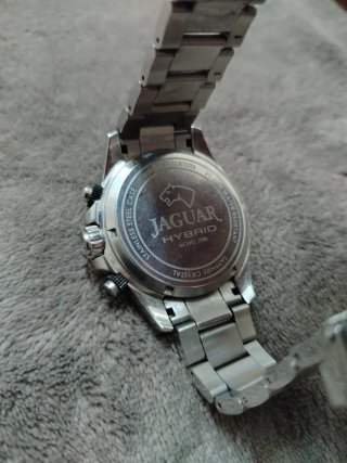 Reloj Jaguar Híbrido Azul y Plateado