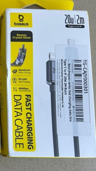 Cable Baseus USB-C a Lightning 20W 2m