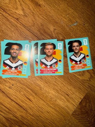3 Cromos Panini Alemania Fútbol