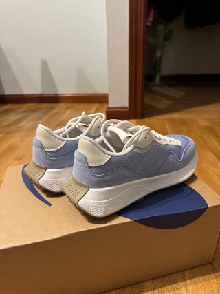 Zapatillas Tommy Jeans Mujer Azul Beige