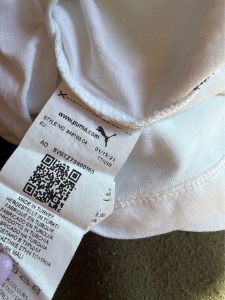 Camiseta Puma Logo Rosa Pastel Y2K