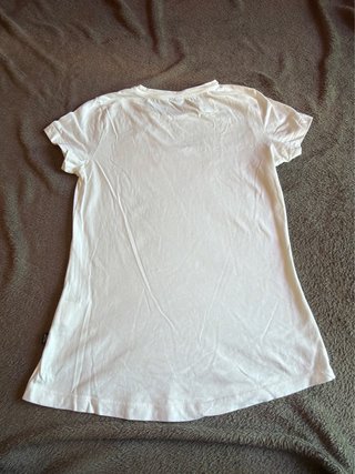 Camiseta Puma Logo Rosa Pastel Y2K