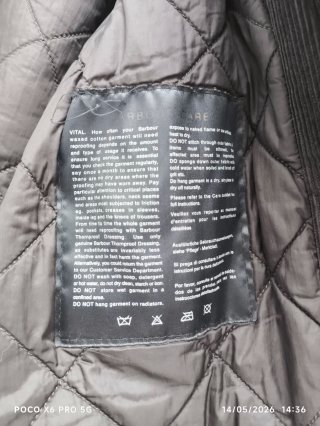 Barbour Chaqueta Verde Talla L
