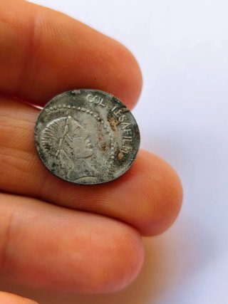 Réplica moneda romana Tesafilm